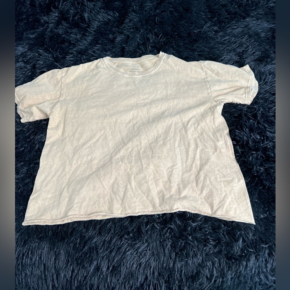 Solid oversized shirt